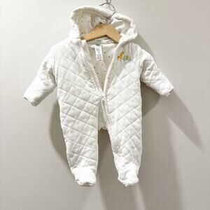 Little Me Gender Neutral Quilted Bunting Pram with Hood
